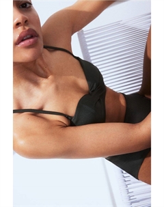 Лиф бикини-балконет, хаки H&m