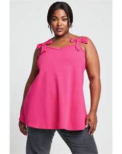 Топ из лимитированной коллекции с бретелями и бантом, розовый Yours