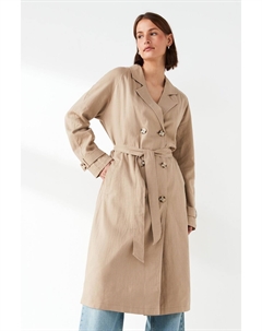 Льняной тренч, коричневый Jdy