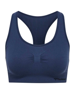 Спортивный топ Shaping Seamless, синий Hummel
