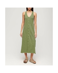 Платье миди Beach, зеленый Superdry