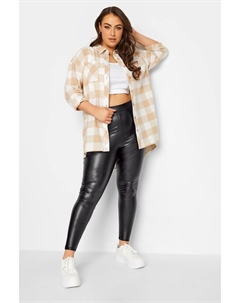 Леггинсы с покрытием, черный Yours