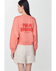 Толстовка с длинными рукавами и графической надписью Palm Springs, красный Next