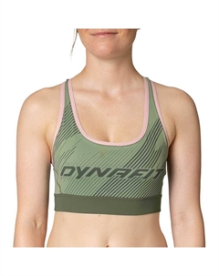Спортивный бюстгальтер Alpine Graphic, зеленый Dynafit