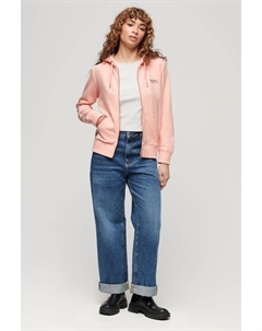 Толстовка Essential с логотипом, розовый Superdry