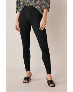 Суперэластичные мягкие моделирующие леггинсы из денима, черный Next