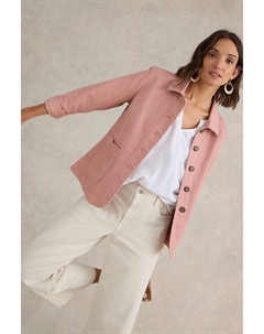 Джинсовая куртка Кэрри, розовый White stuff