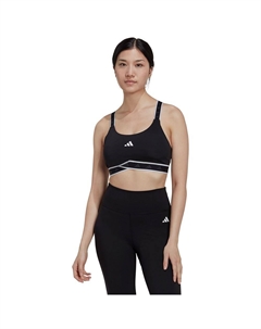 Спортивный бюстгальтер Powerimpact Medium-Support Techfit, черный Adidas