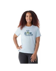 Футболка с коротким рукавом Go Far Feel Good Graphic, синий Smartwool