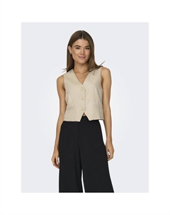 Жилет Mathilde Caro Vest, бежевый Only