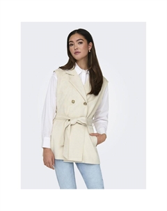 Жилет Diane Faux Vest, бежевый Only