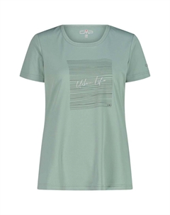 Футболка с коротким рукавом 38T6656, зеленый Cmp