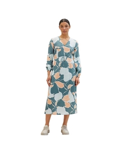 Платье Printed Airblow, Разноцветный Tom tailor