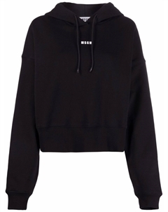 Худи с логотипом, черный Msgm