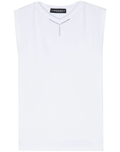 Топ с логотипом, белый Y / project
