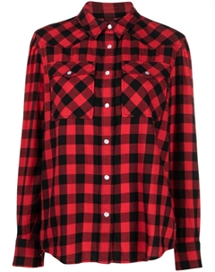 Фланелевая рубашка в клетку, красный Woolrich