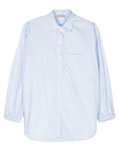 Рубашка с рукавами три четверти, синий Herno