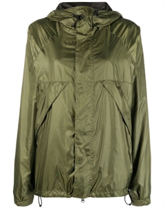 Ветровка с капюшоном на шнурке, зеленый Aspesi