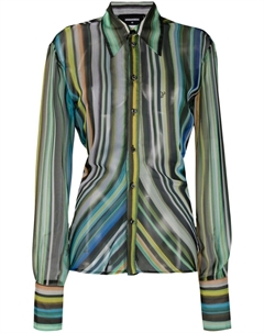 Рубашка с длинными рукавами и вышитым логотипом, зеленый Dsquared2