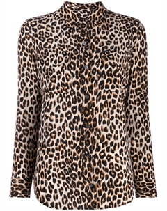 Рубашка с леопардовым принтом, нейтральный цвет Equipment