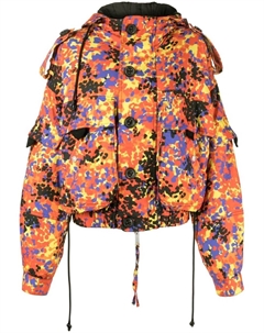 Куртка с абстрактным принтом, оранжевый Dsquared2