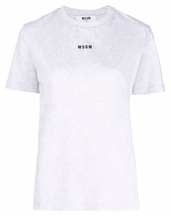 Футболка с логотипом, серый Msgm