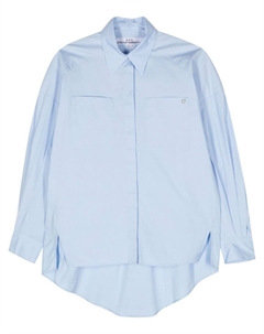 Поплиновая рубашка с асимметричным подолом, синий A.p.c.