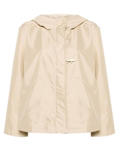 Парка с капюшоном, нейтральный цвет Fay