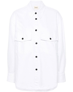 Рубашка оверсайз The Mahmet, белый Khaite