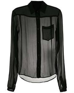 Прозрачная рубашка, черный Amir slama