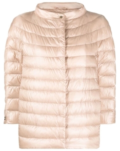 Стеганый пуховик с высоким воротником, розовый Herno