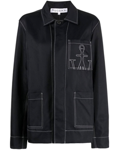 Куртка с вышитым логотипом, черный Jw anderson