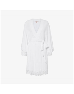 Халат mariana из эластичного джерси с завязками на талии, белый Eberjey