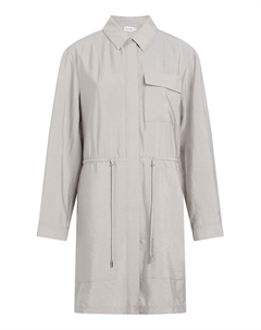 Платье-Рубашка с галстуком, серый Calvin klein