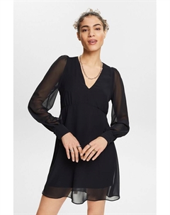 Короткое платье с точкой, черный Esprit