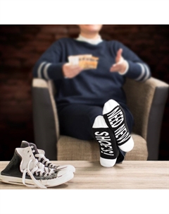 Носки lustigen Sprüchen, цвет Need new Shoes Clark crown