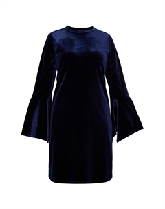 Платье Mini Aus Samt, морской Usha