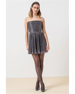 Платье Cicladi без бретелек, серебряный Max&co