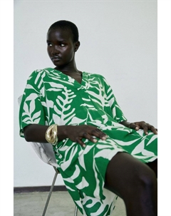 Платье-Туника из вискозы, зеленый H&m