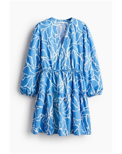 Платье с завязками, синий H&m