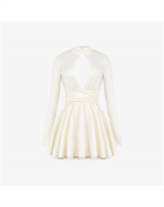 Платье мини aryana из эластичного атласа с бантом, белый House of cb