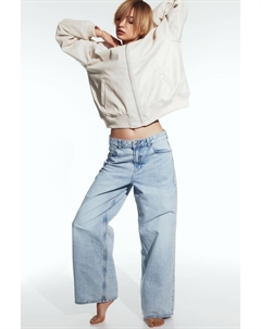 Мешковатые джинсы обычного кроя, синий H&m