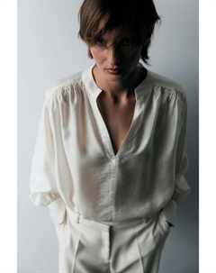 Блузка-Слип из лиоцелла, бежевый H&m