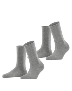 Носки базовые чистые, 2 пары, серый Esprit