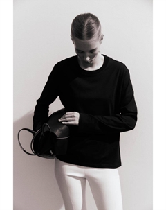 Рубашка для кормления Mama из хлопка, черный H&m