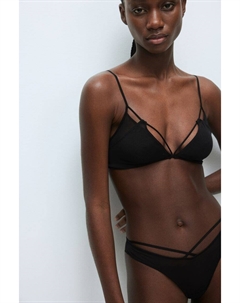 Мягкий бюстгальтер без подкладок из сетки, черный H&m