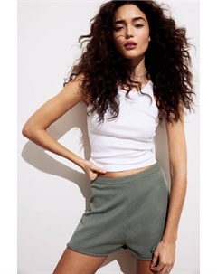 Трикотажные шорты, зеленый H&m