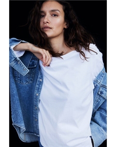 Рубашка для кормления Mama из хлопка, белый H&m