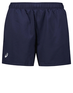 Теннисные шорты женские короткие, синий Asics