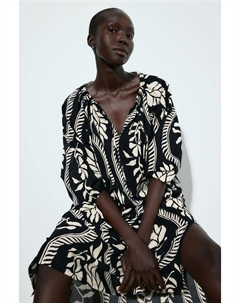 Хлопковое платье, черный H&m